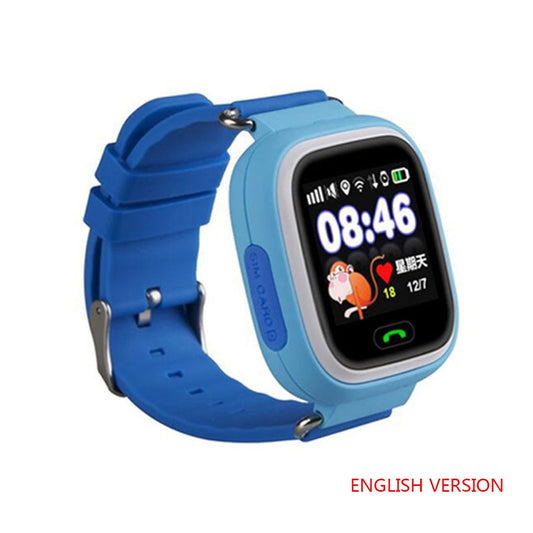 Q90 GPS Child Smart Watch (Sim Card Slot) - Golden Buy