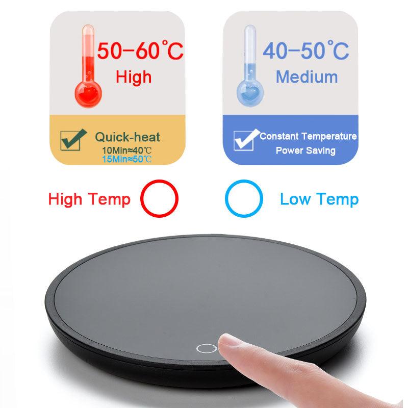 Keep Warm Coaster Electric Heating Tea Warmer - Golden Buy