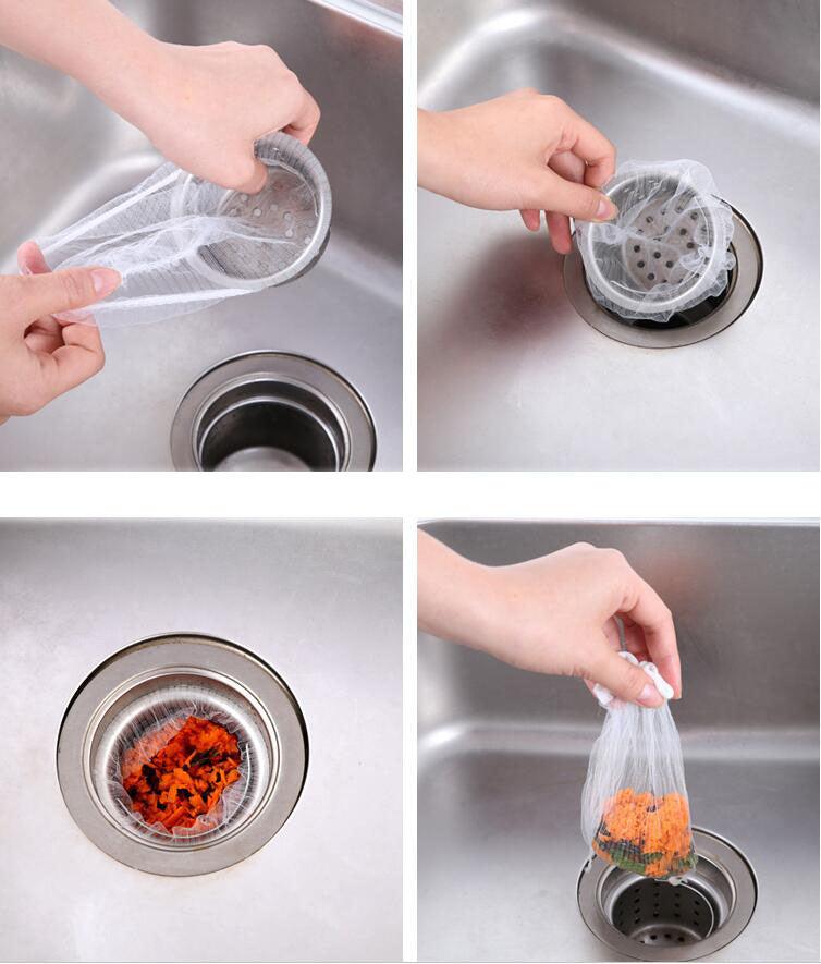 Disposable Sink Filter 100pcs - Golden Buy