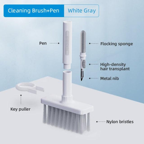 Keyboard Cleaning Brush for Computer, Earphone, Keyboard & keycap Puller kit for PC Airpods Pro 1 2 - Golden Buy